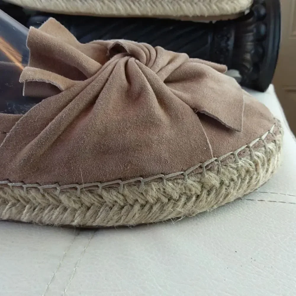 Crown Vintage pinkish/taupe Hermosa espadrilles